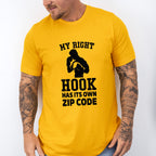 My Right Hook Has It's Own Zip Code - Boxing Unisex Crewneck T-Shirt Sweatshirt Hoodie