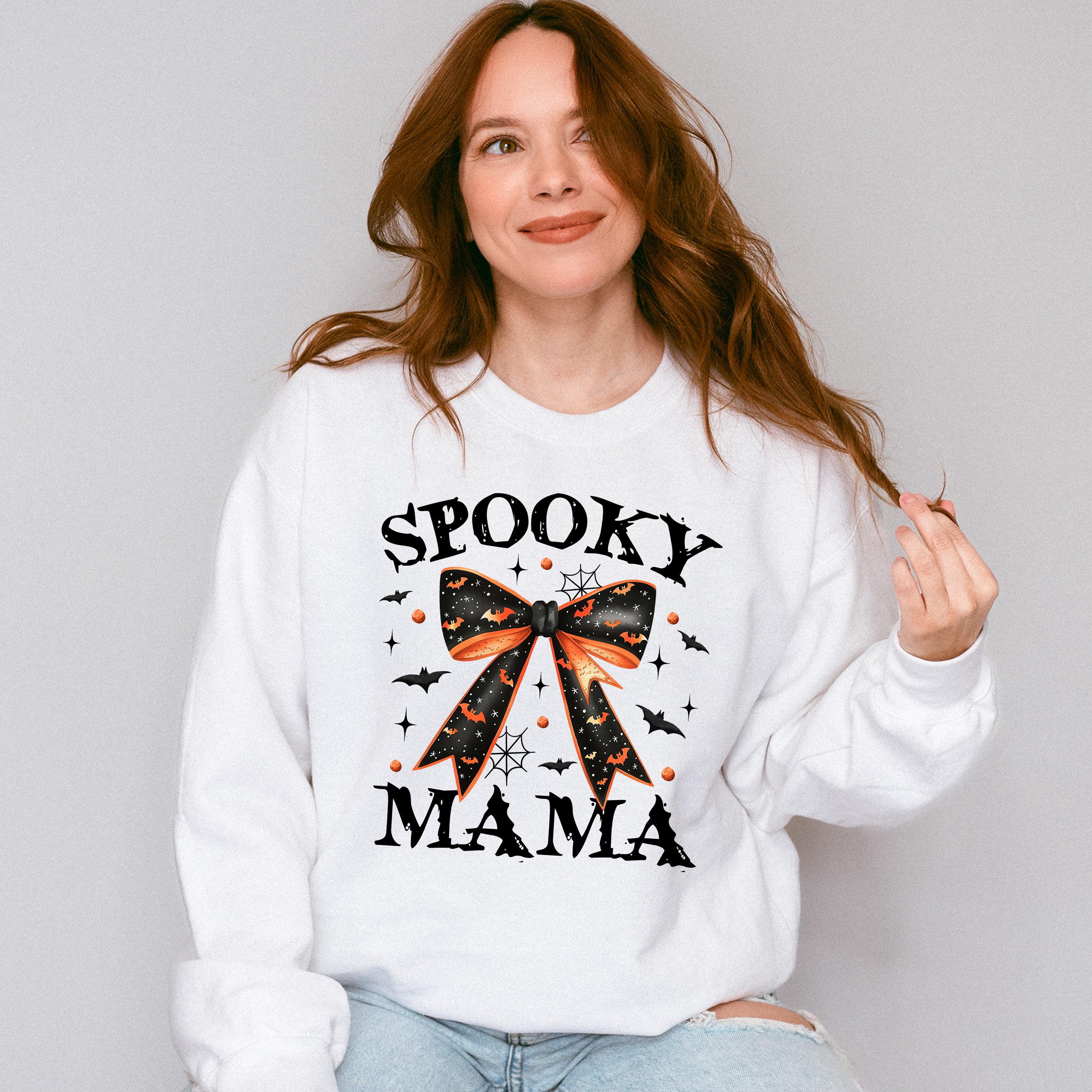Spooky Mama - Halloween Unisex Crewneck T-Shirt Sweatshirt Hoodie