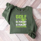 Golf Is 90 Percent Inspiration And 10 Percent Perspiration - Golf Unisex Crewneck T-Shirt Sweatshirt Hoodie