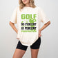 Golf Is 90 Percent Inspiration And 10 Percent Perspiration - Golf Unisex Crewneck T-Shirt Sweatshirt Hoodie