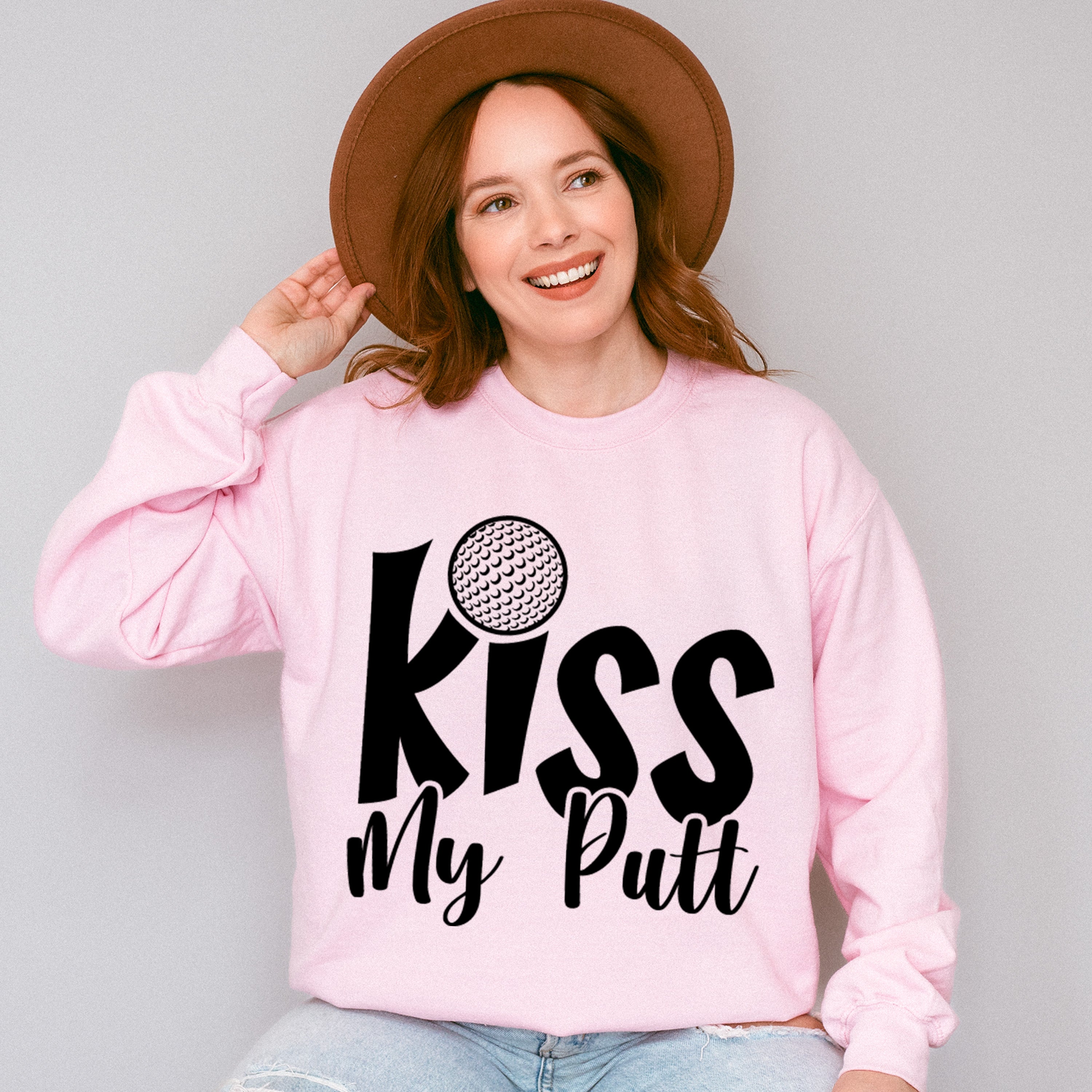 Kiss My Putt - Golf Unisex Crewneck T-Shirt Sweatshirt Hoodie