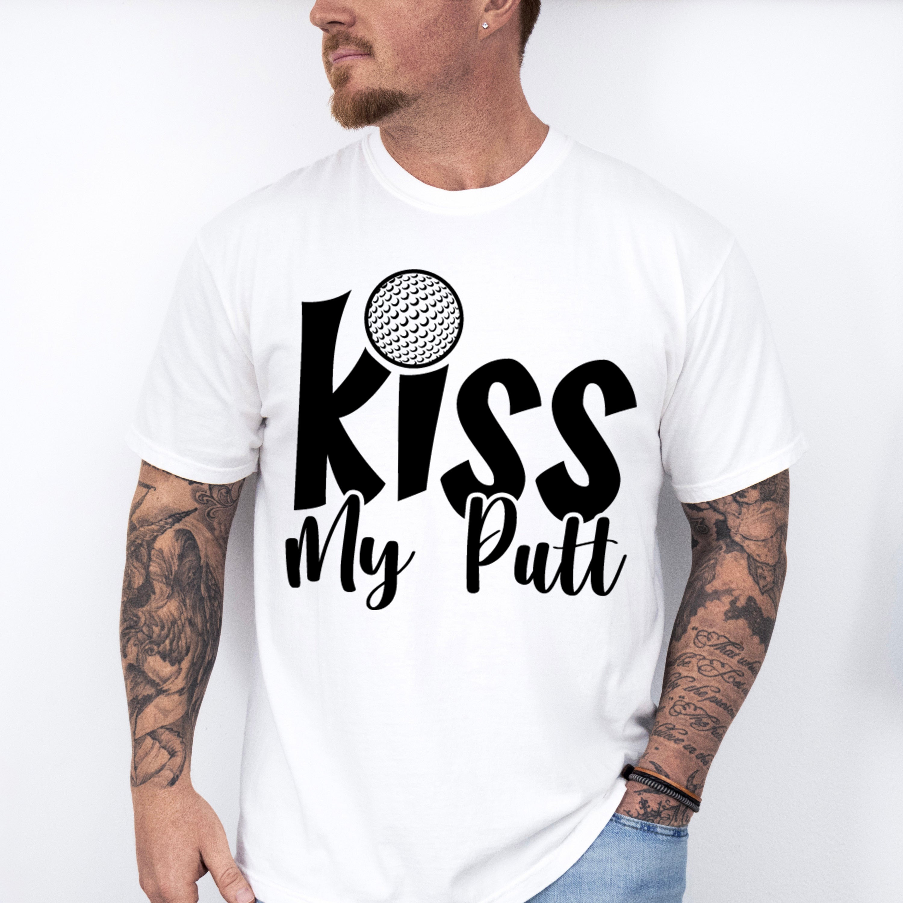 Kiss My Putt - Golf Unisex Crewneck T-Shirt Sweatshirt Hoodie