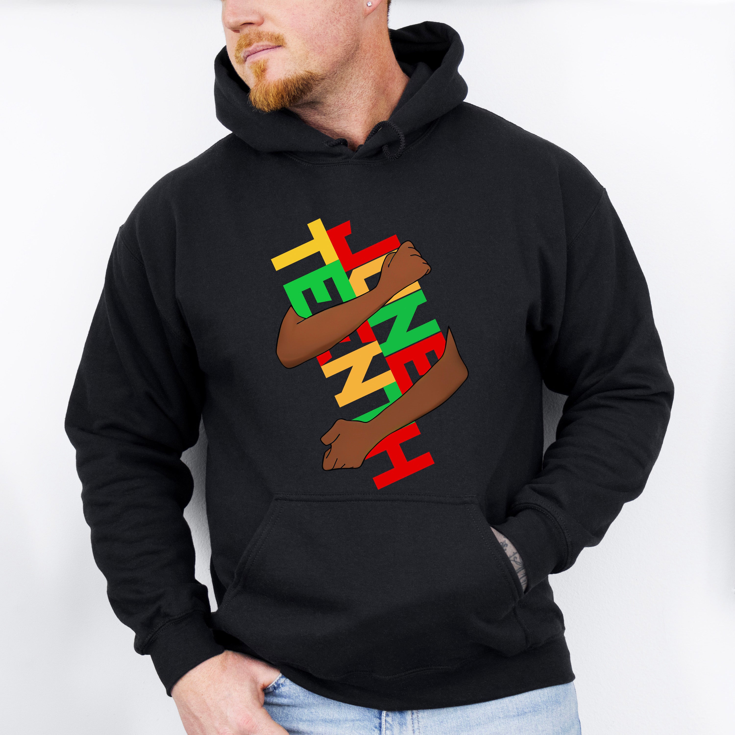 Hugging Juneteenth - Juneteenth Unisex Crewneck T-Shirt Sweatshirt Hoodie