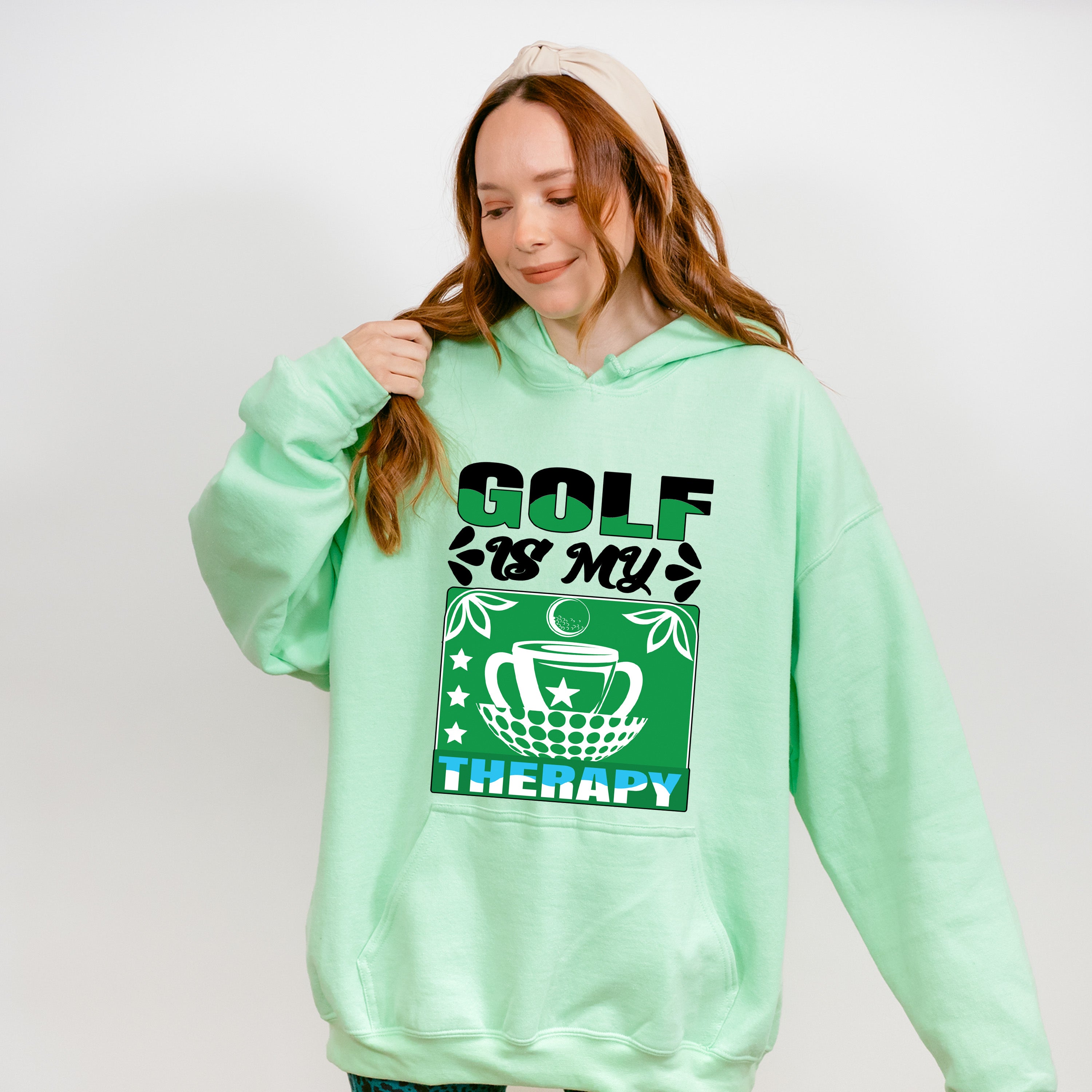 Golf Is My Therapy - Golf Unisex Crewneck T-Shirt Sweatshirt Hoodie