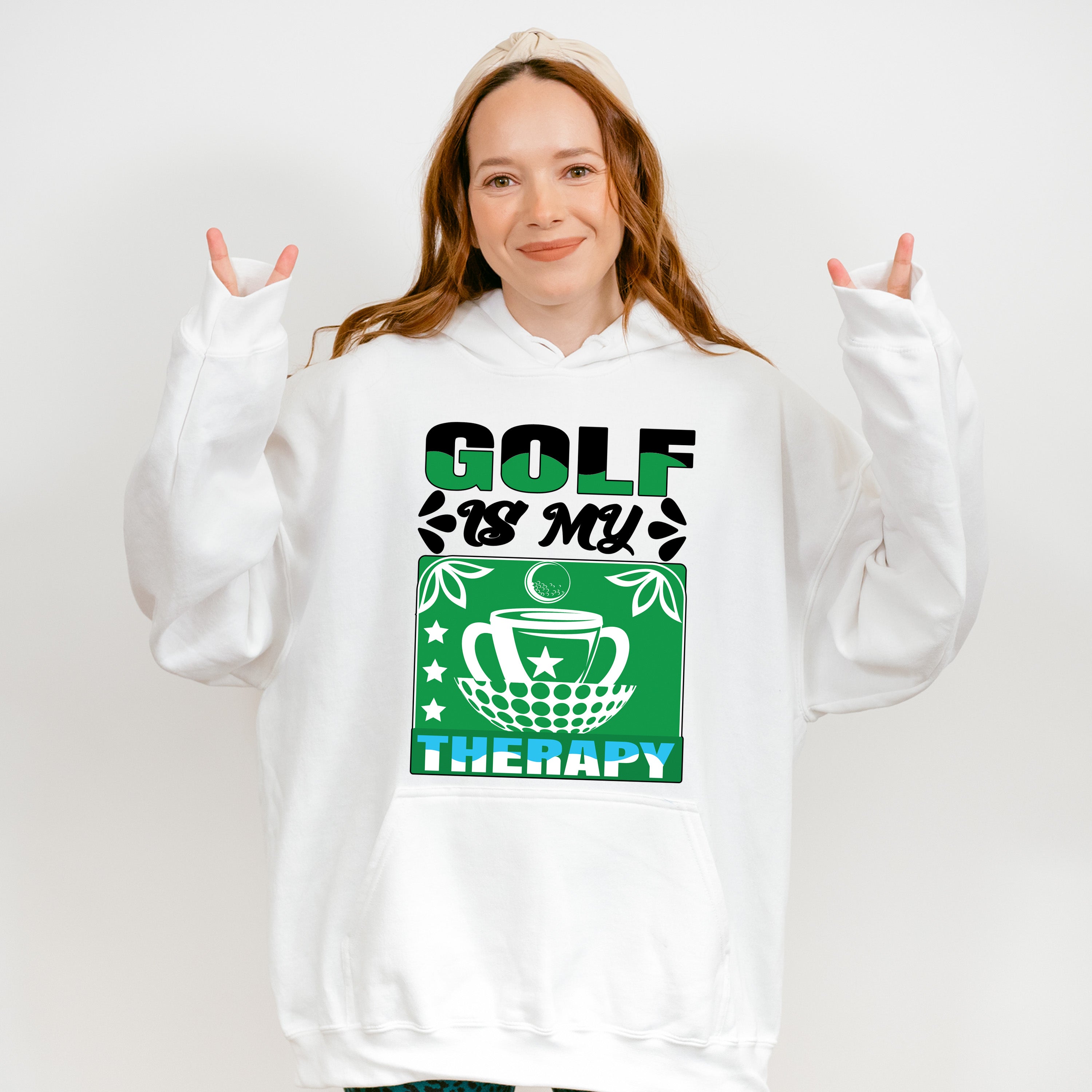 Golf Is My Therapy - Golf Unisex Crewneck T-Shirt Sweatshirt Hoodie