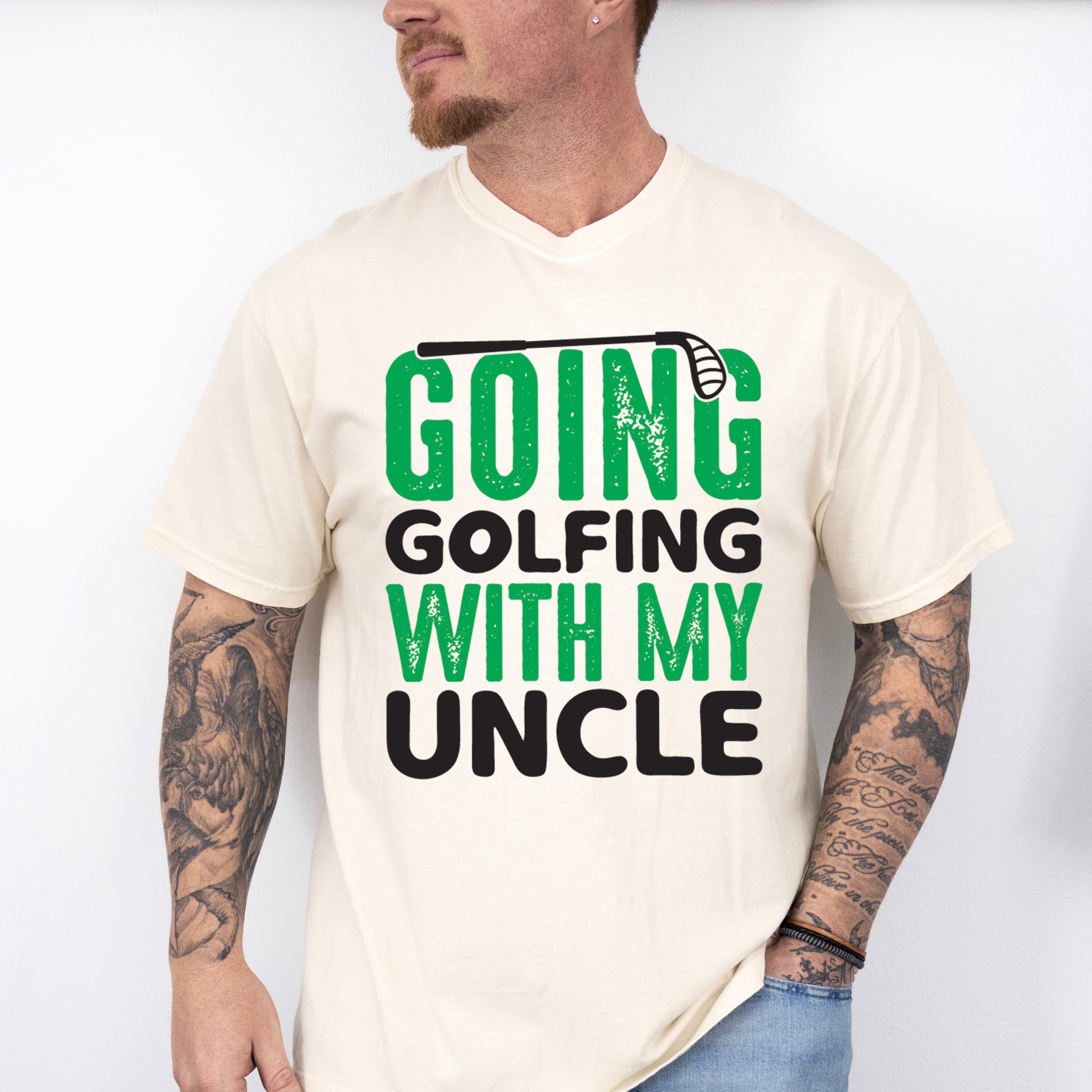 Going Golfing With My Uncle - Golf Unisex Crewneck T-Shirt Sweatshirt Hoodie