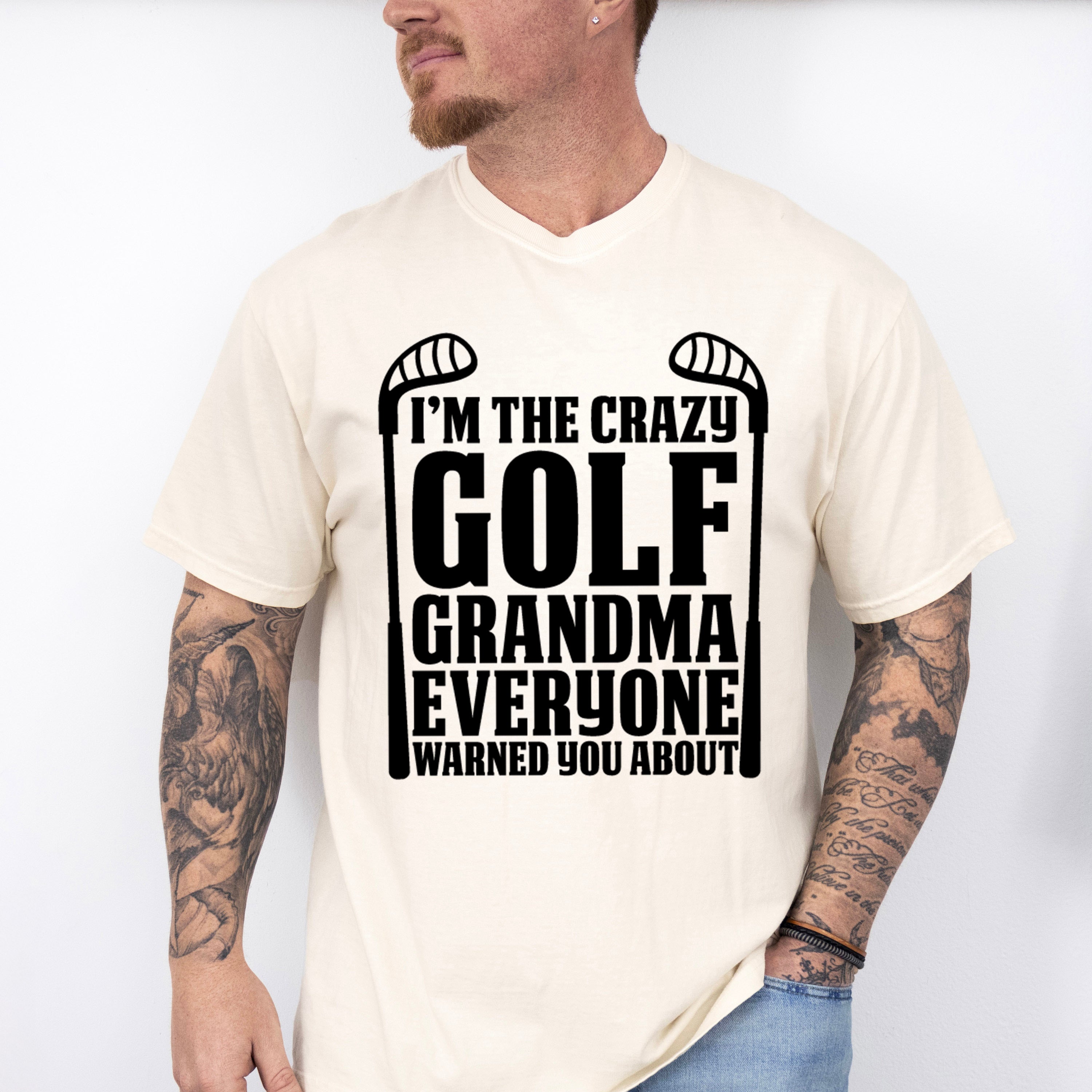 I'm The Crazy Golf Grandma - Golf Unisex Crewneck T-Shirt Sweatshirt Hoodie