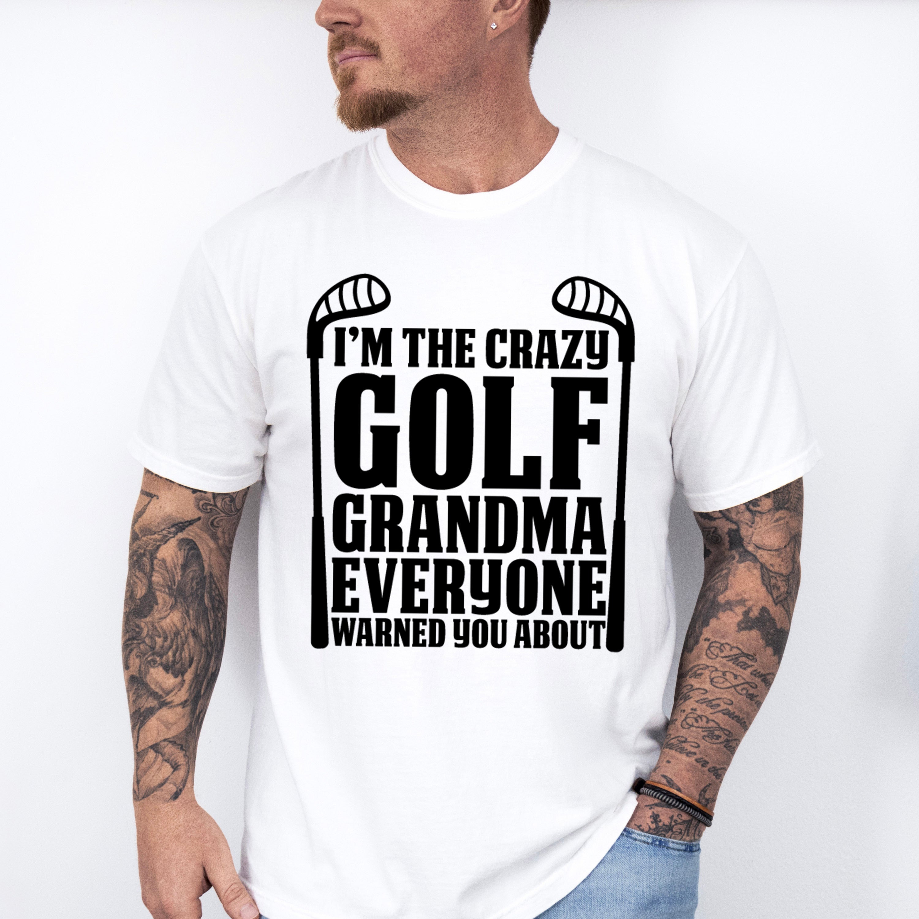 I'm The Crazy Golf Grandma - Golf Unisex Crewneck T-Shirt Sweatshirt Hoodie