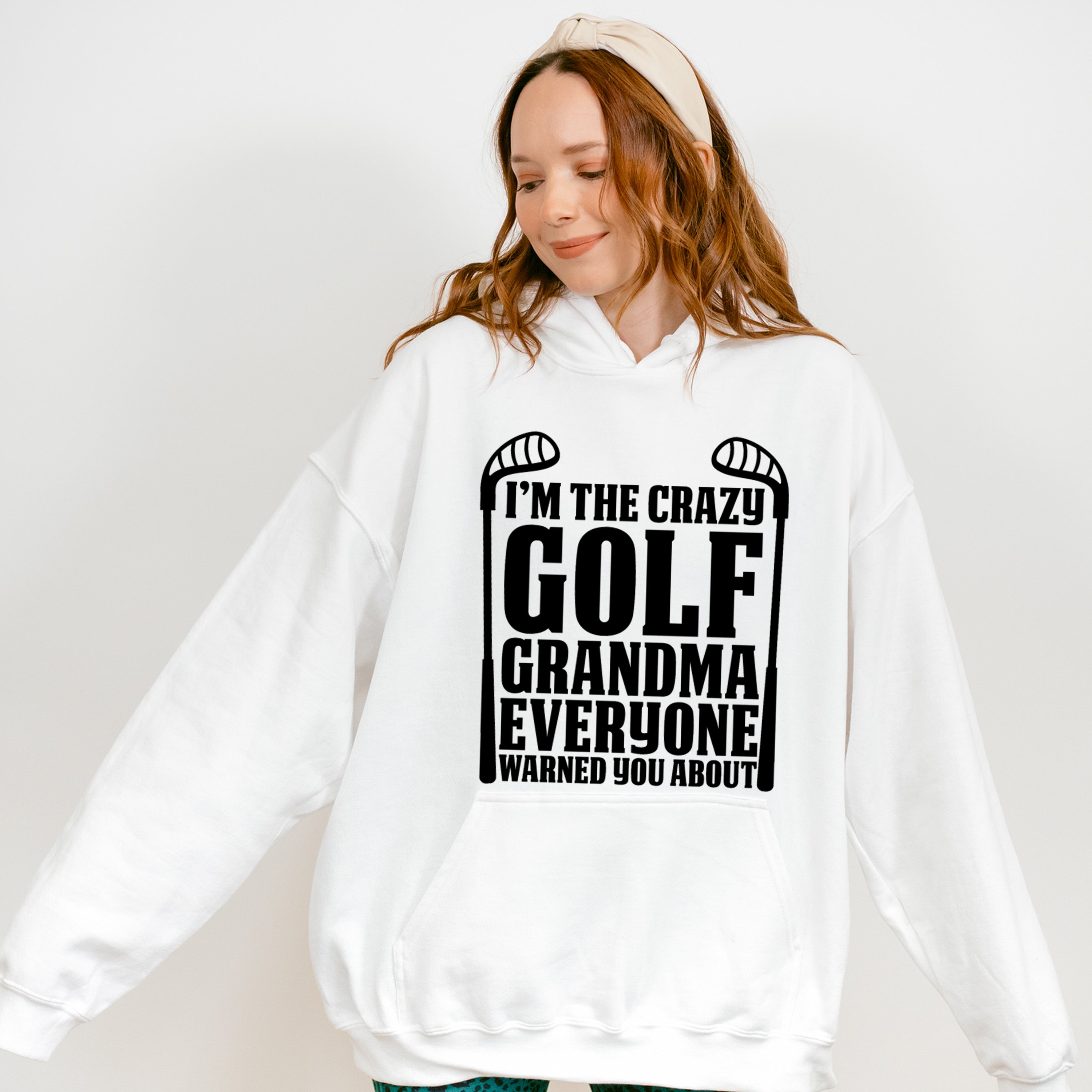 I'm The Crazy Golf Grandma - Golf Unisex Crewneck T-Shirt Sweatshirt Hoodie
