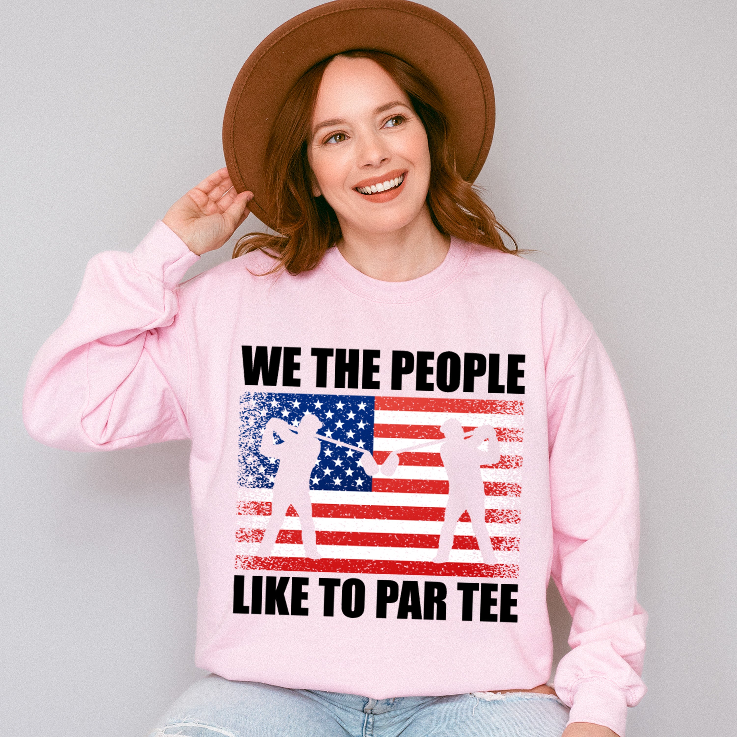 We The People Like To Par Tee - Golf Unisex Crewneck T-Shirt Sweatshirt Hoodie
