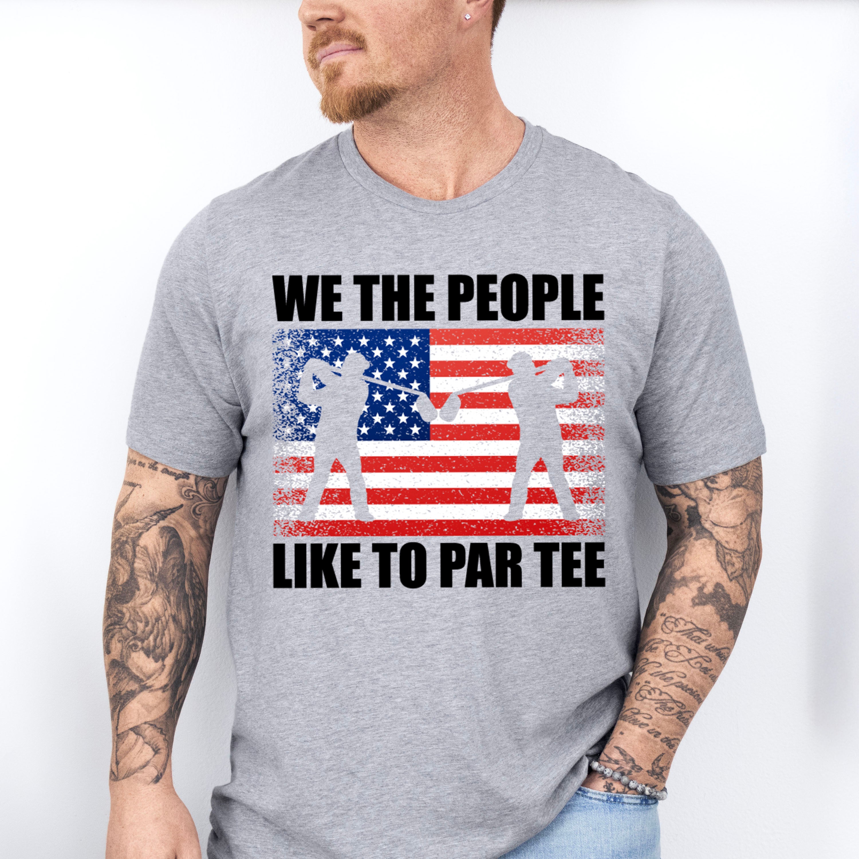 We The People Like To Par Tee - Golf Unisex Crewneck T-Shirt Sweatshirt Hoodie