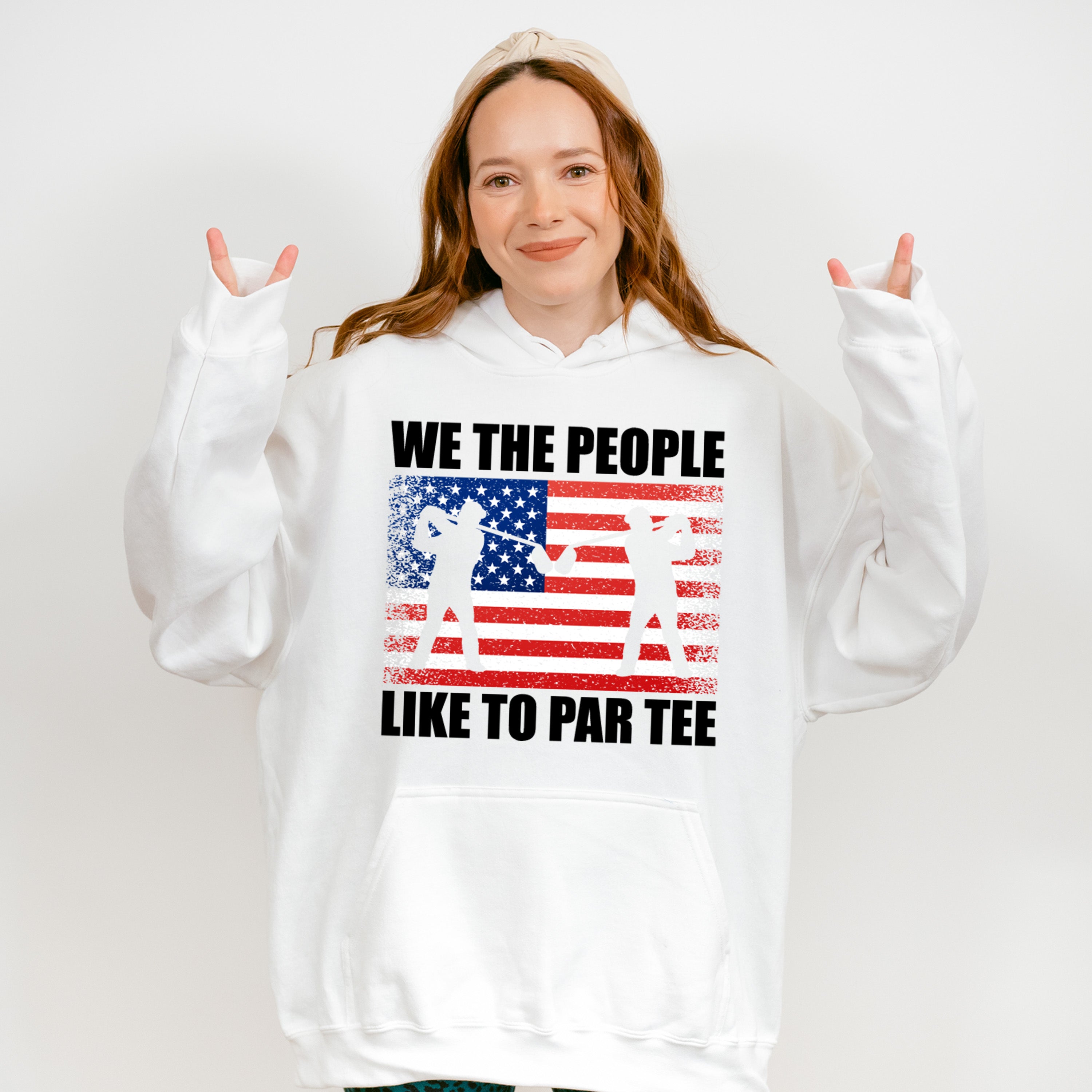 We The People Like To Par Tee - Golf Unisex Crewneck T-Shirt Sweatshirt Hoodie