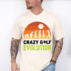 Crazy Golf Evolution - Golf Unisex Crewneck T-Shirt Sweatshirt Hoodie