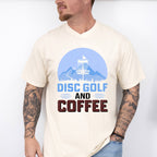 Disc Golf And Coffee - Golf Unisex Crewneck T-Shirt Sweatshirt Hoodie