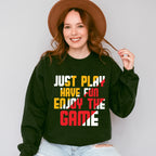 Just Play Have Fun Enjoy The Game - Golf Unisex Crewneck T-Shirt Sweatshirt Hoodie
