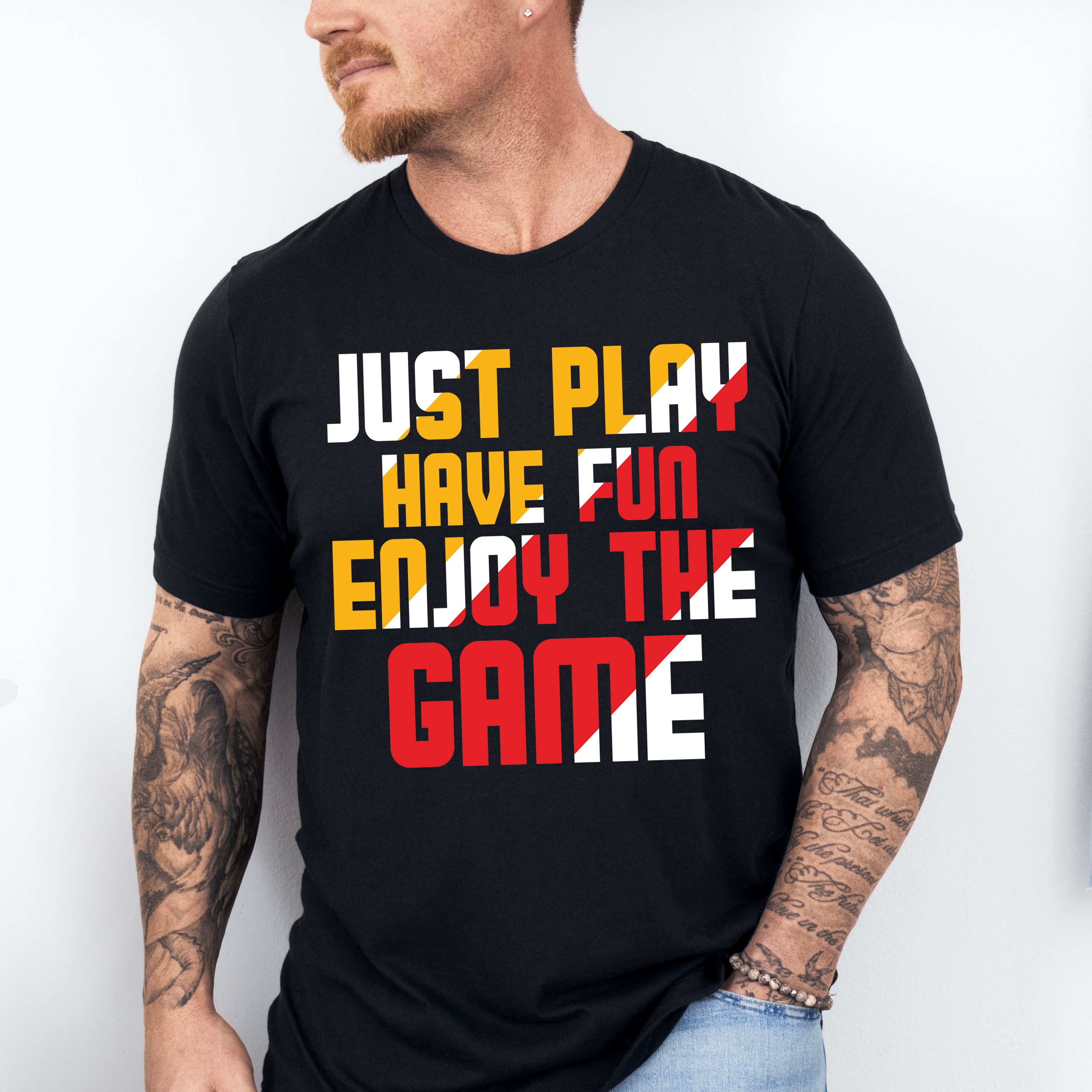Just Play Have Fun Enjoy The Game - Golf Unisex Crewneck T-Shirt Sweatshirt Hoodie