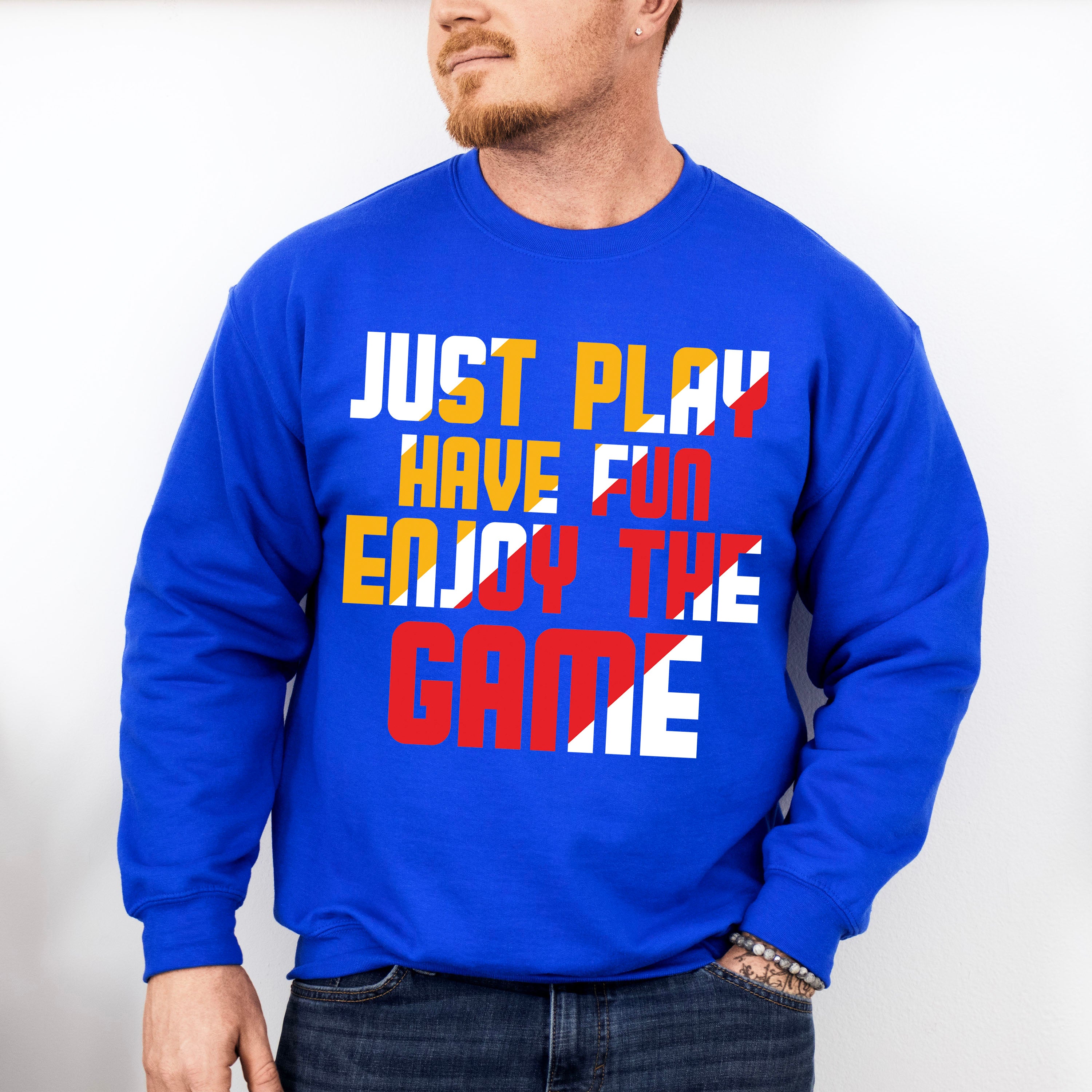 Just Play Have Fun Enjoy The Game - Golf Unisex Crewneck T-Shirt Sweatshirt Hoodie