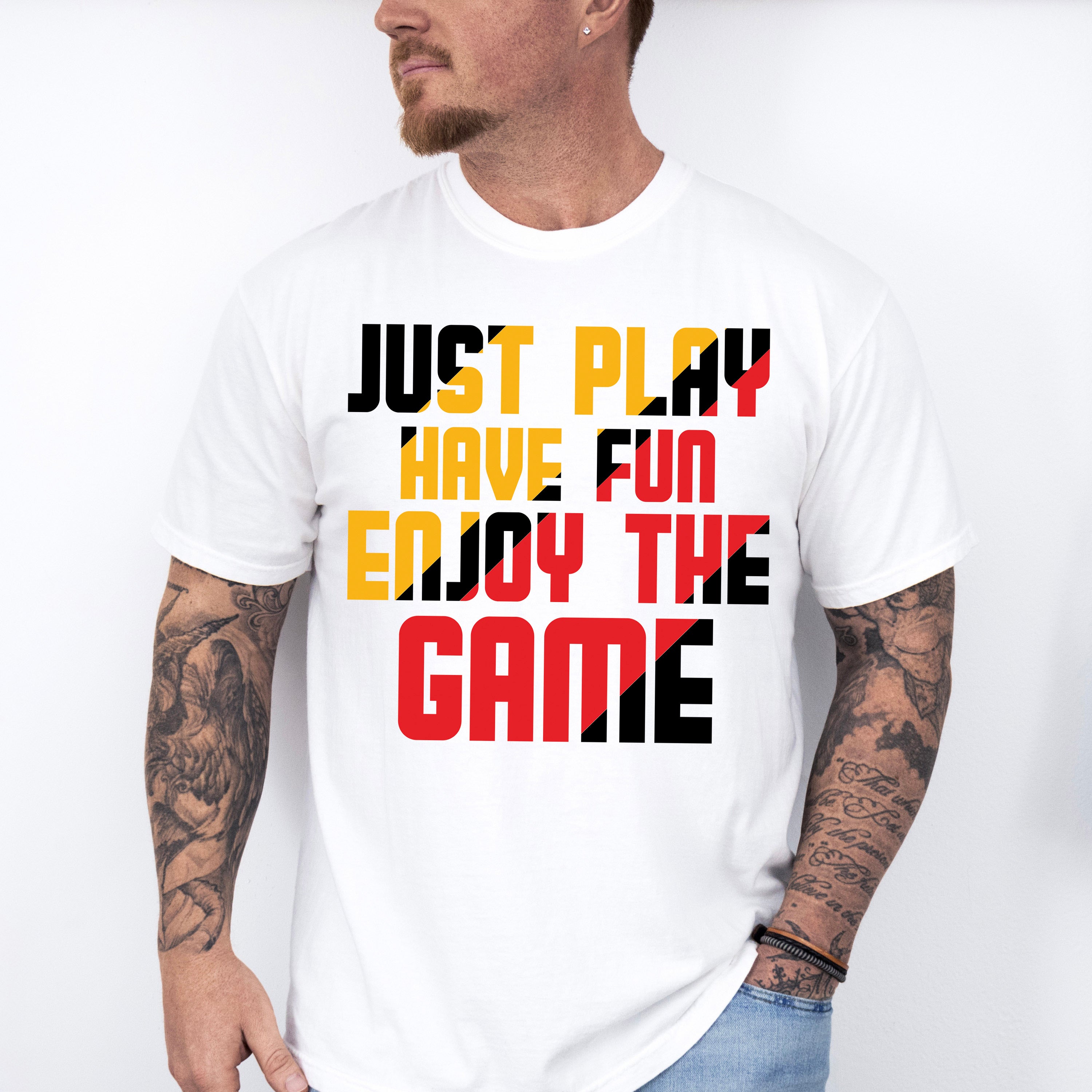 Just Play Have Fun Enjoy The Game - Golf Unisex Crewneck T-Shirt Sweatshirt Hoodie