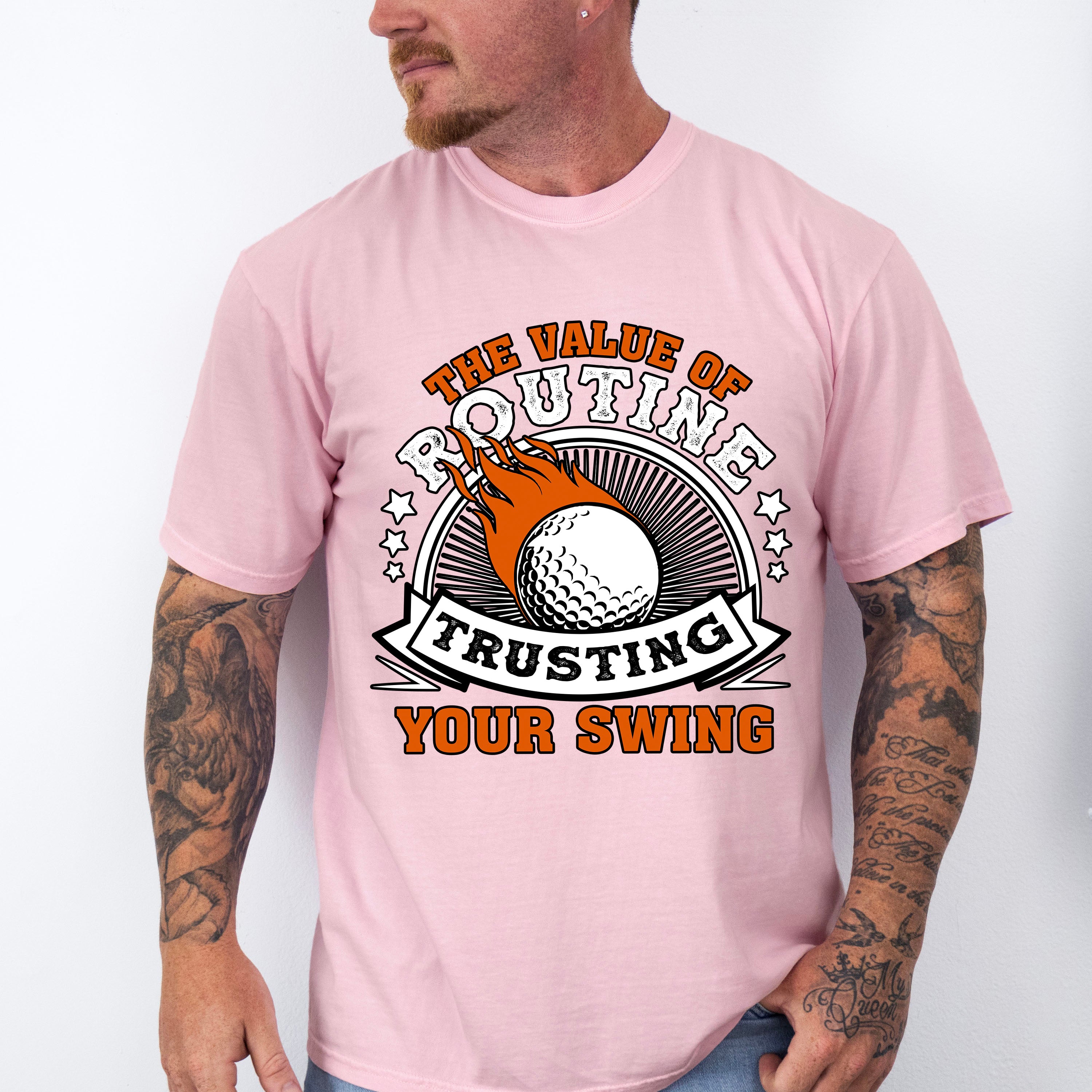 The Value Of Routine - Golf Unisex Crewneck T-Shirt Sweatshirt Hoodie