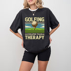 Golfing Cheaper Than Therapy - Golf Unisex Crewneck T-Shirt Sweatshirt Hoodie