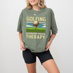 Golfing Cheaper Than Therapy - Golf Unisex Crewneck T-Shirt Sweatshirt Hoodie