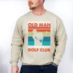 Never Underestimate An Old Man - Golf Unisex Crewneck T-Shirt Sweatshirt Hoodie