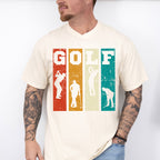Golfer Silhouette Design - Golf Unisex Crewneck T-Shirt Sweatshirt Hoodie