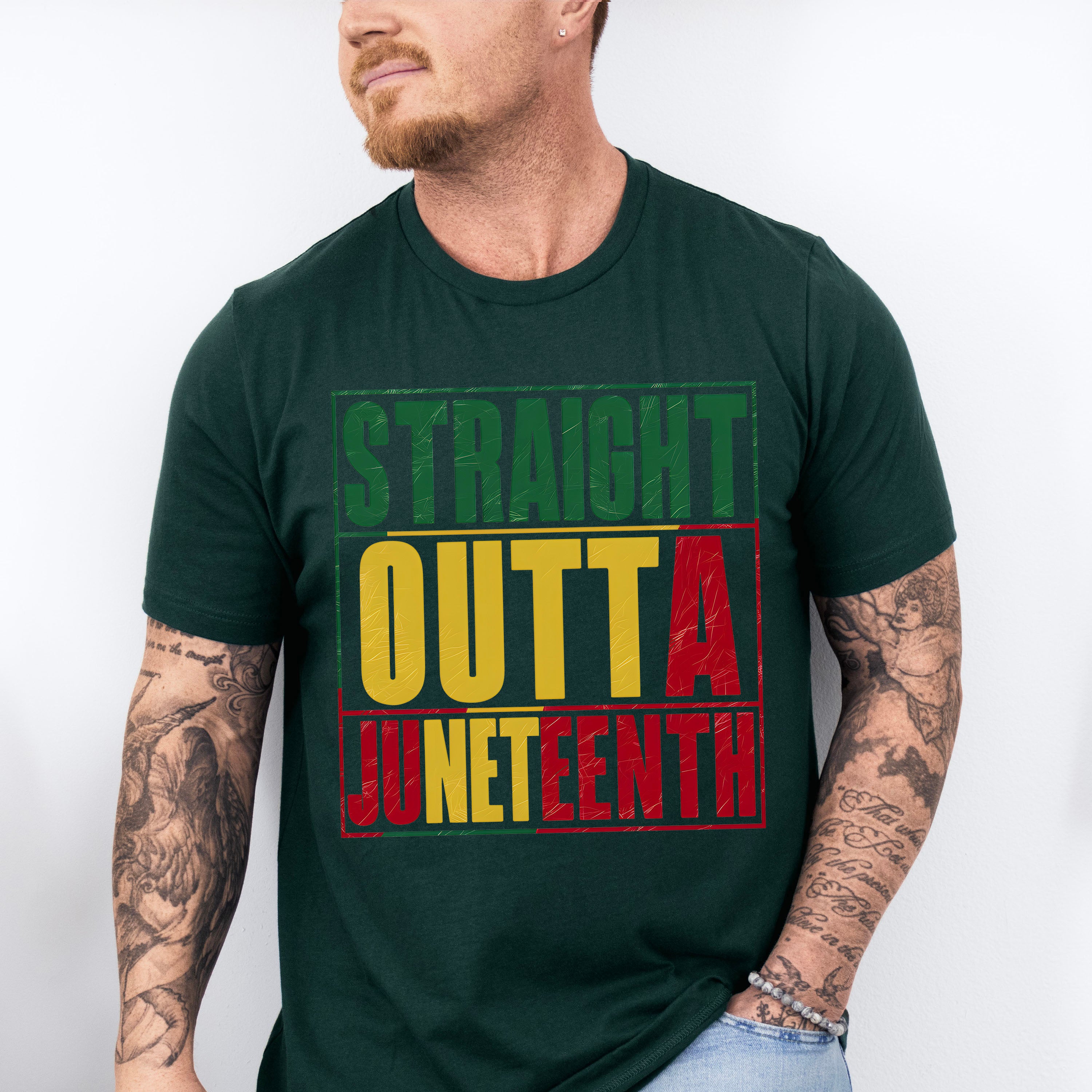 Straight Outta Juneteenth - Juneteenth Unisex Crewneck T-Shirt Sweatshirt Hoodie