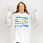 Happiness Is A Long Walk - Golf Unisex Crewneck T-Shirt Sweatshirt Hoodie
