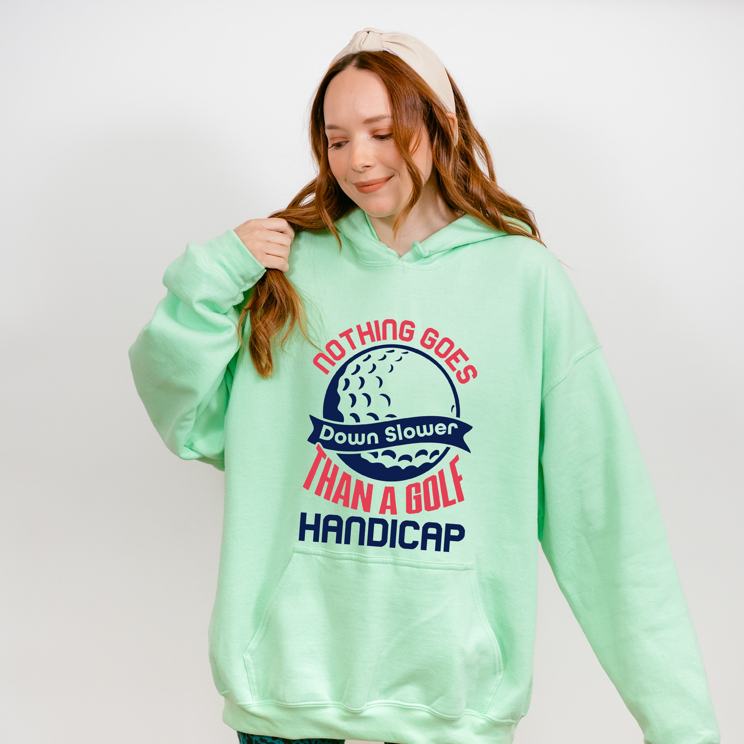 Nothing Goes Down Slower Than A Golf Handicap - Golf Unisex Crewneck T-Shirt Sweatshirt Hoodie