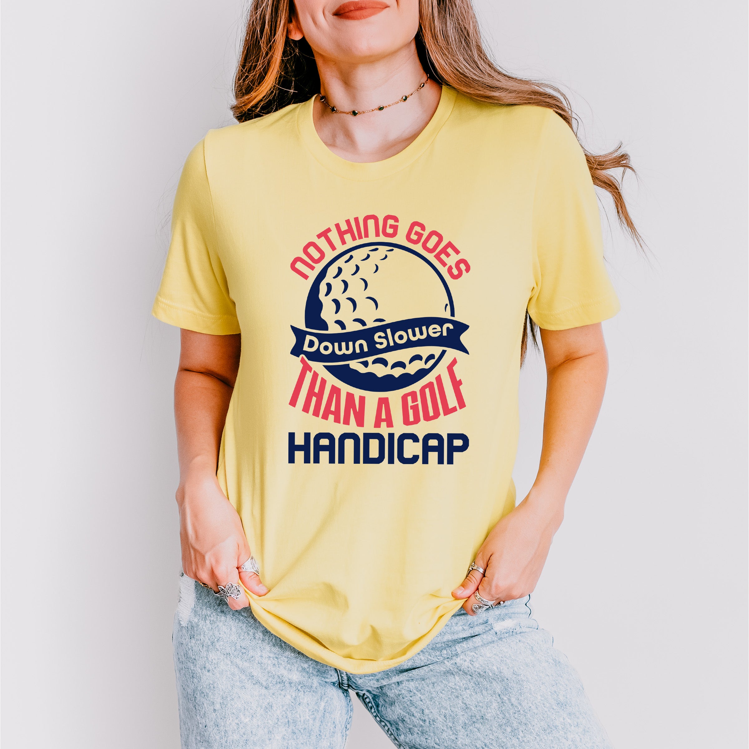 Nothing Goes Down Slower Than A Golf Handicap - Golf Unisex Crewneck T-Shirt Sweatshirt Hoodie