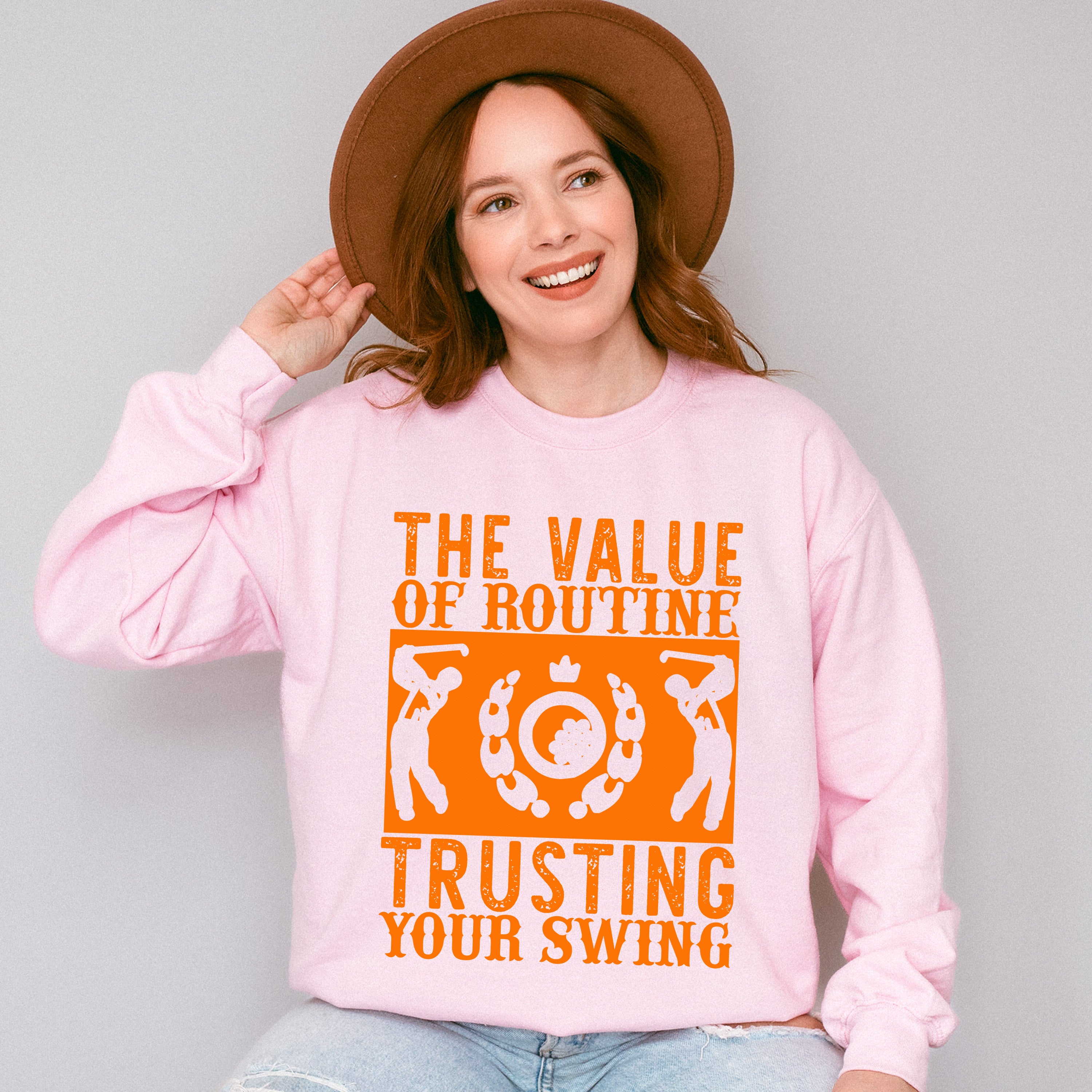 The Value Of Routine - Golf Unisex Crewneck T-Shirt Sweatshirt Hoodie
