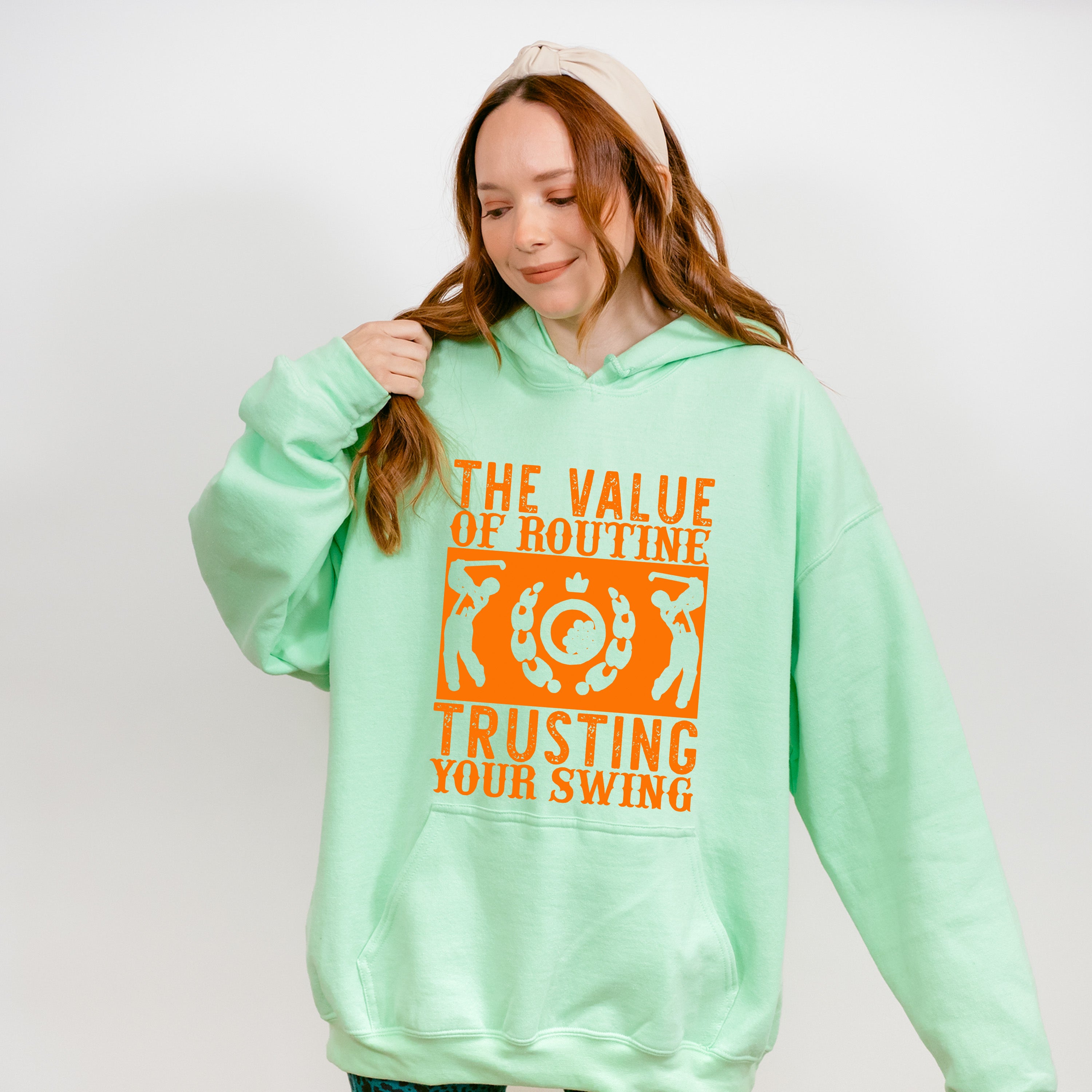 The Value Of Routine - Golf Unisex Crewneck T-Shirt Sweatshirt Hoodie