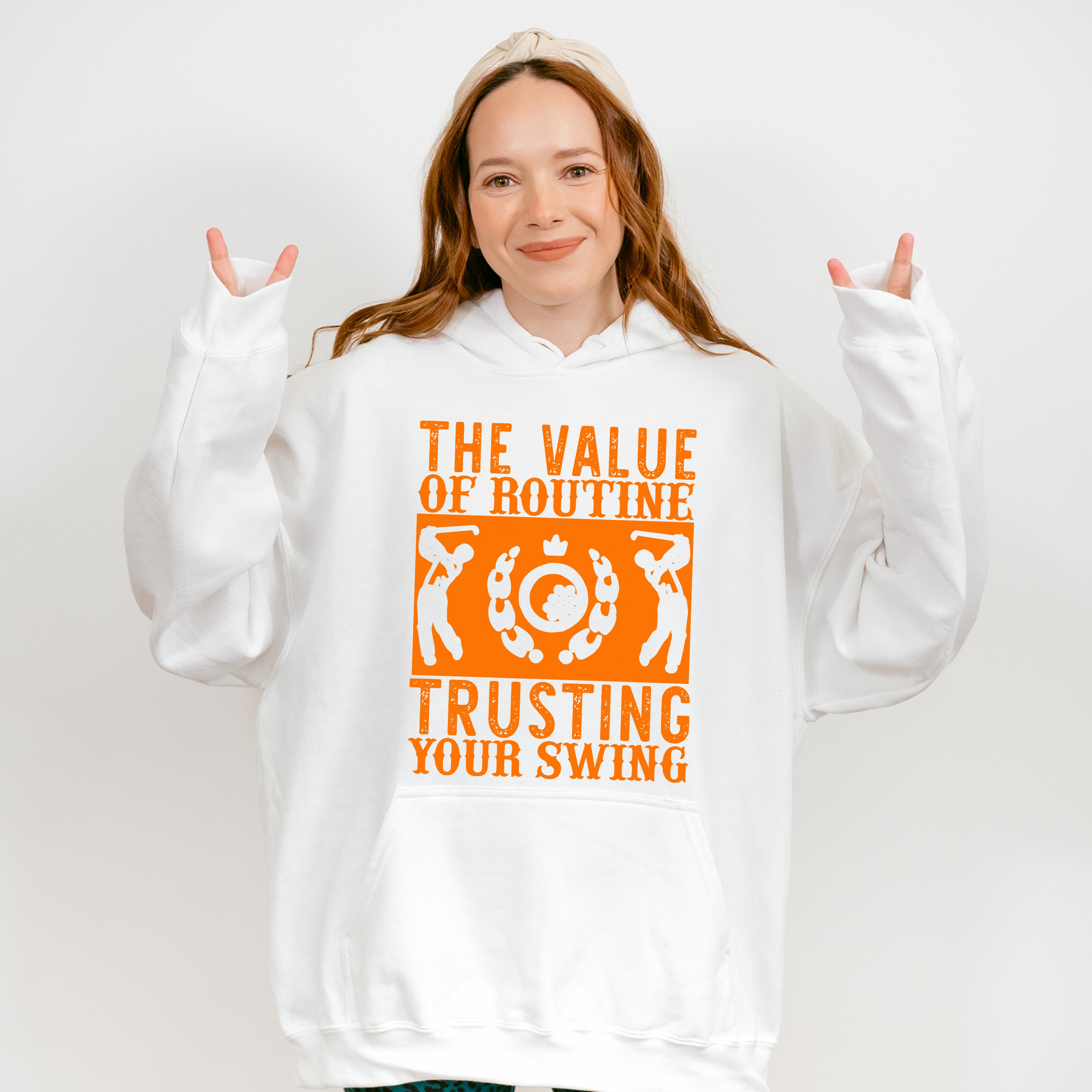 The Value Of Routine - Golf Unisex Crewneck T-Shirt Sweatshirt Hoodie
