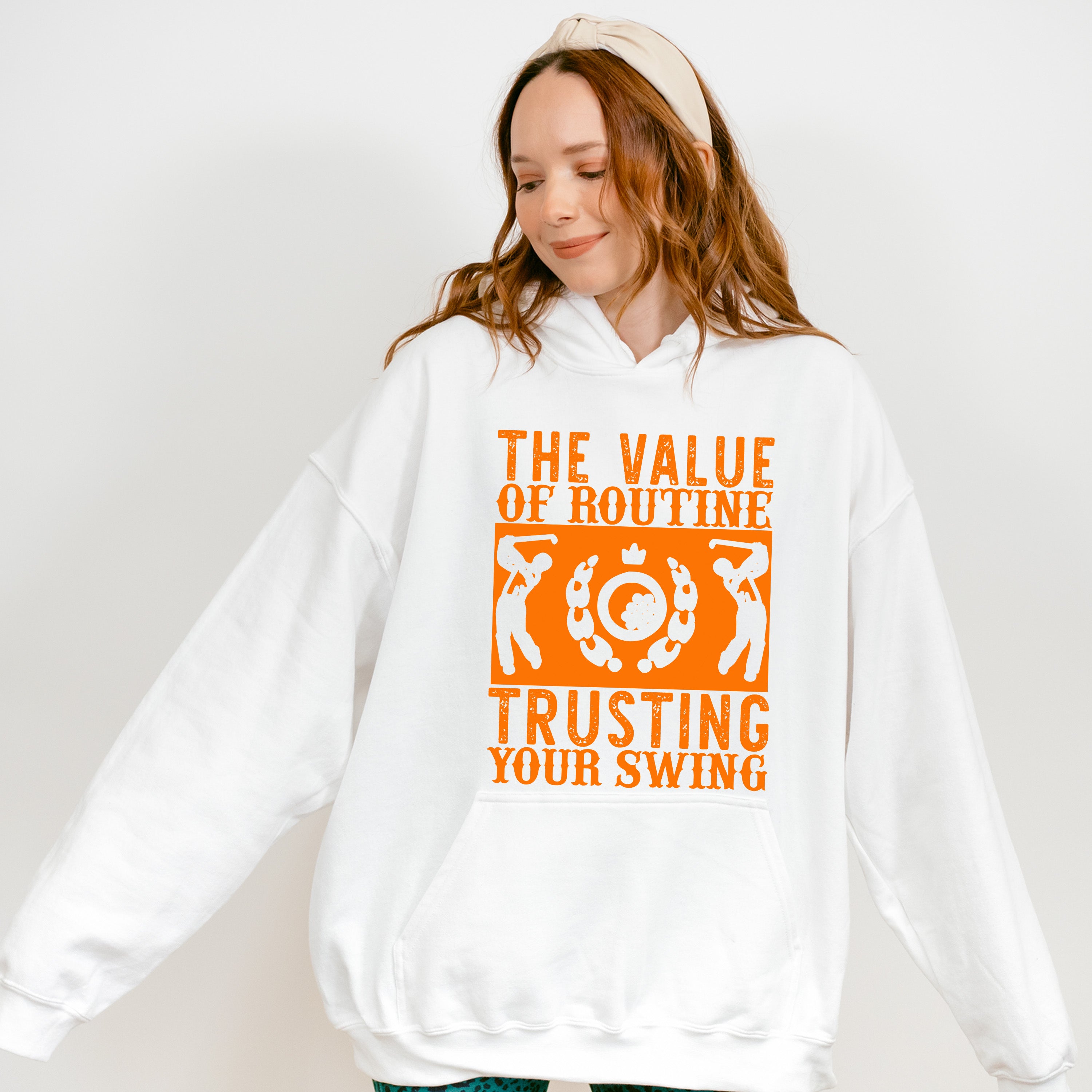 The Value Of Routine - Golf Unisex Crewneck T-Shirt Sweatshirt Hoodie