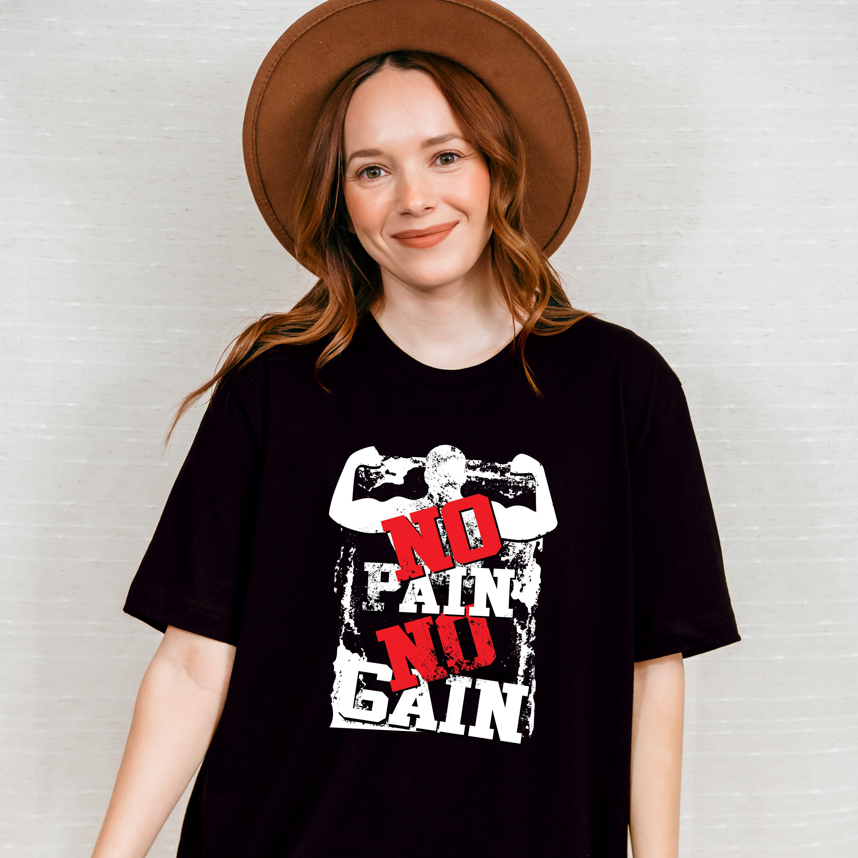 No Pain No Gain - GYM Unisex Crewneck T-Shirt Sweatshirt Hoodie