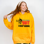 When Others Quit I Keep Going - GYM Unisex Crewneck T-Shirt Sweatshirt Hoodie