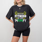 Fitness Is My Therapy - GYM Unisex Crewneck T-Shirt Sweatshirt Hoodie