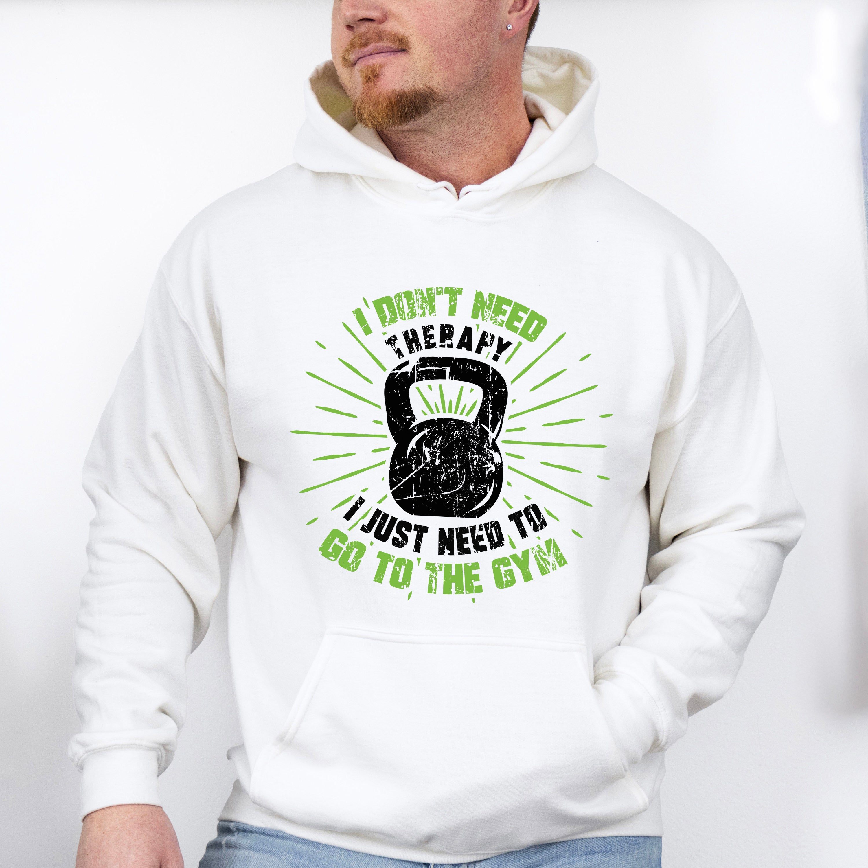 I Don't Need Therapy I Just Need To Go To Gym - GYM Unisex Crewneck T-Shirt Sweatshirt Hoodie