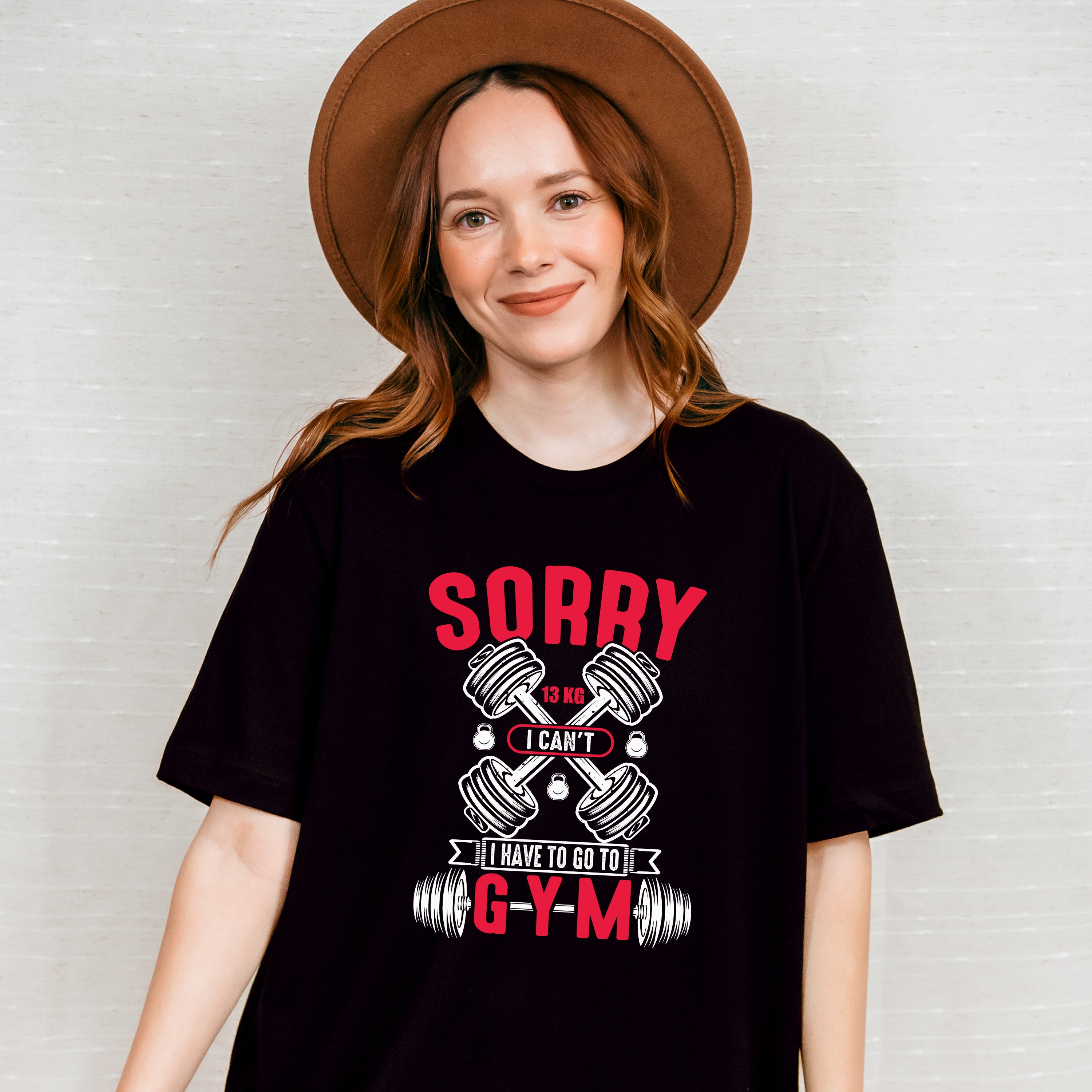 Sorry I Can't I Have To Go To Gym - GYM Unisex Crewneck T-Shirt Sweatshirt Hoodie