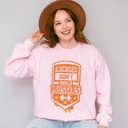 Excuses Don't Build Muscles - GYM Unisex Crewneck T-Shirt Sweatshirt Hoodie