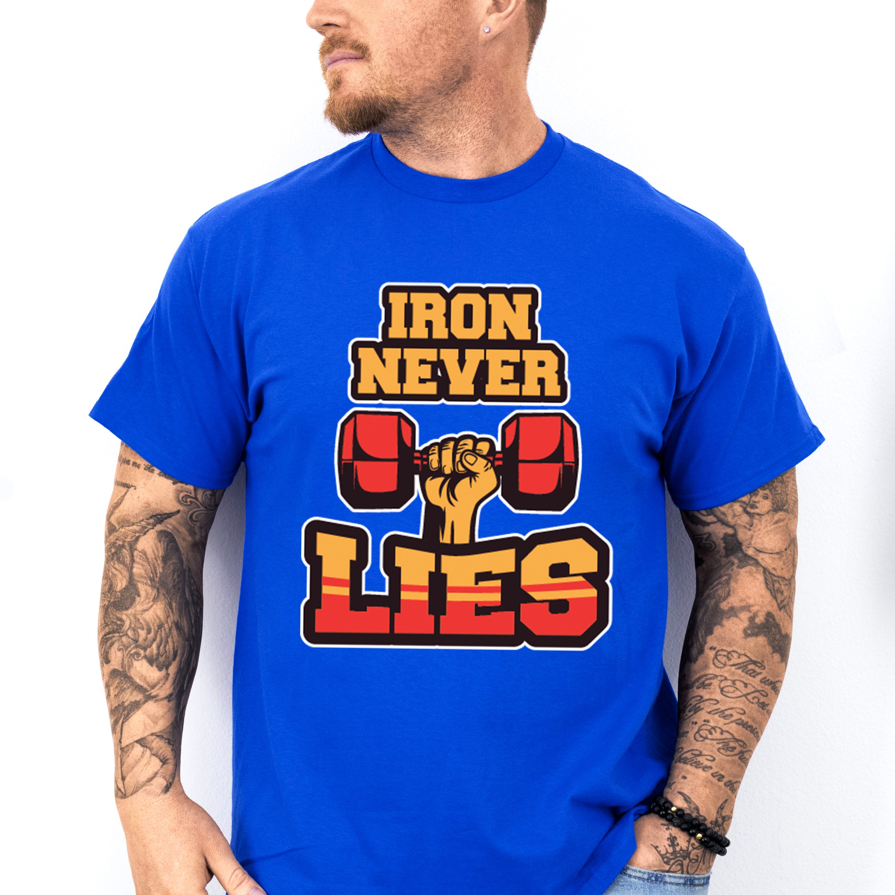 Iron Never Lies - GYM Unisex Crewneck T-Shirt Sweatshirt Hoodie