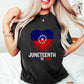 Blue And Red Heart Juneteenth Black Lives Matter Unisex Crewneck T-Shirt Sweatshirt Hoodie