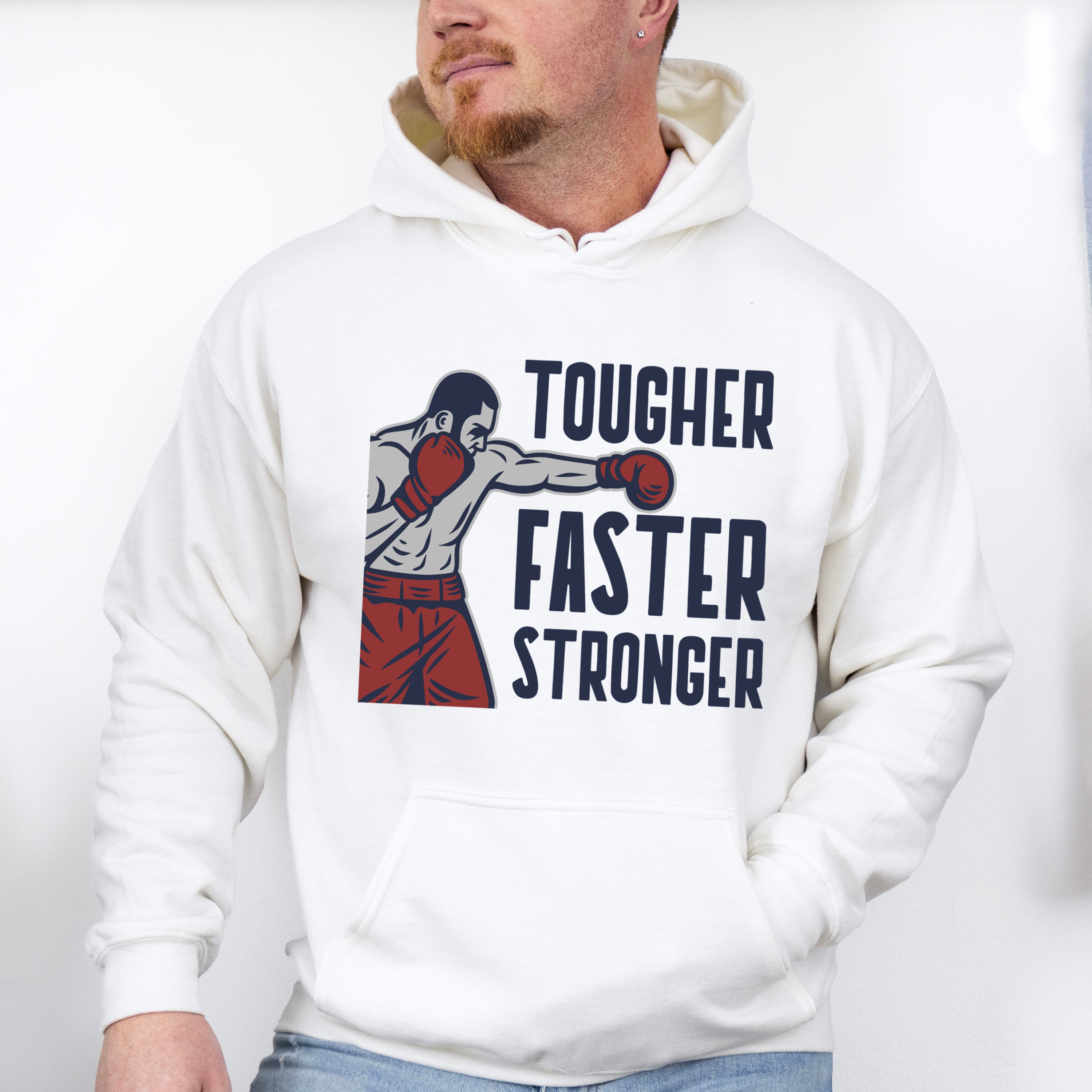 Tougher Faster Stronger - GYM Unisex Crewneck T-Shirt Sweatshirt Hoodie