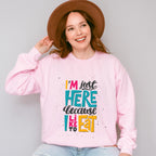 I'm Just Here Because I Like To Eat - GYM Unisex Crewneck T-Shirt Sweatshirt Hoodie