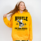 Hustle For That Muscle - GYM Unisex Crewneck T-Shirt Sweatshirt Hoodie