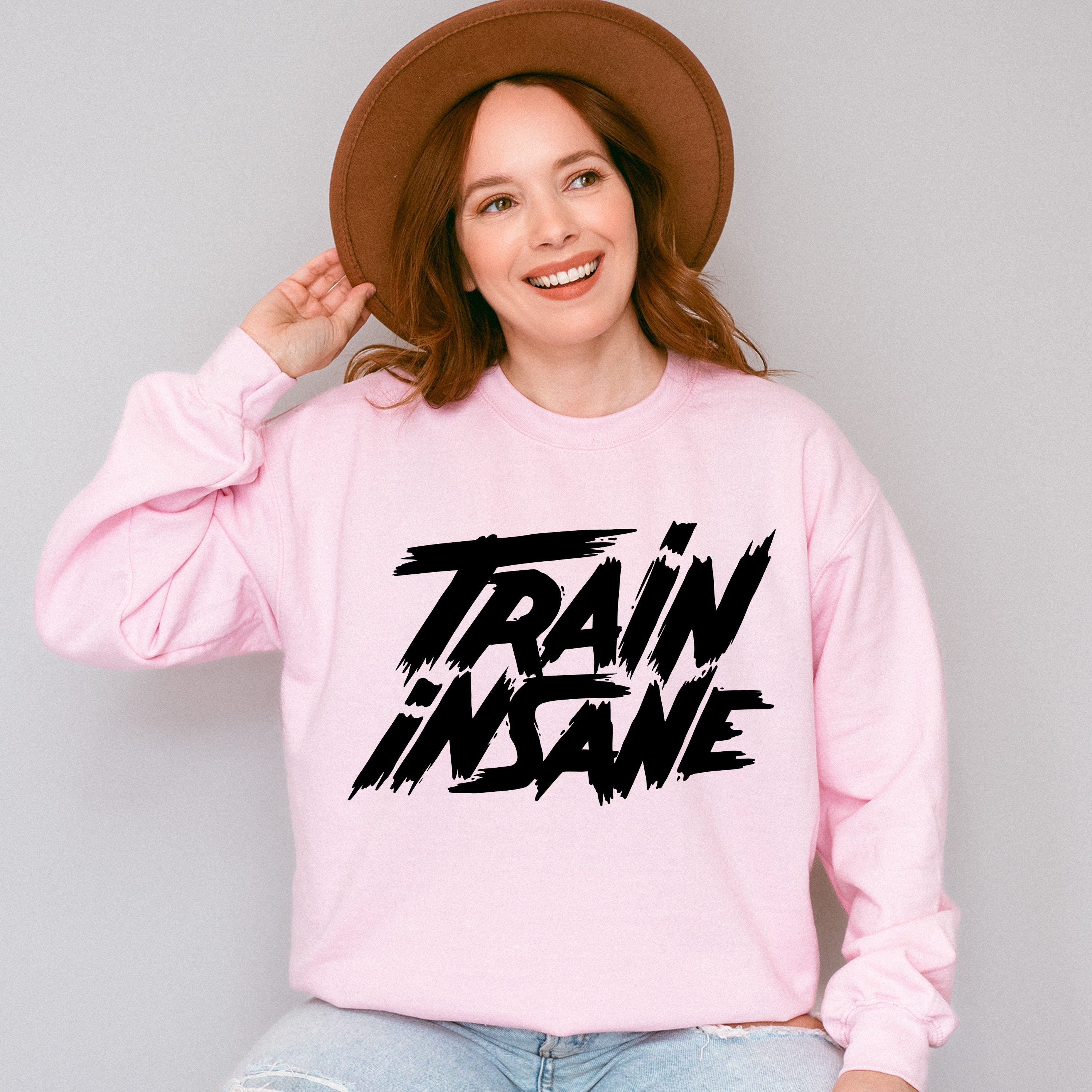 Train Insane - GYM Unisex Crewneck T-Shirt Sweatshirt Hoodie