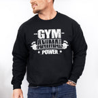 Gym Animal Power - GYM Unisex Crewneck T-Shirt Sweatshirt Hoodie