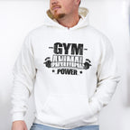 Gym Animal Power - GYM Unisex Crewneck T-Shirt Sweatshirt Hoodie
