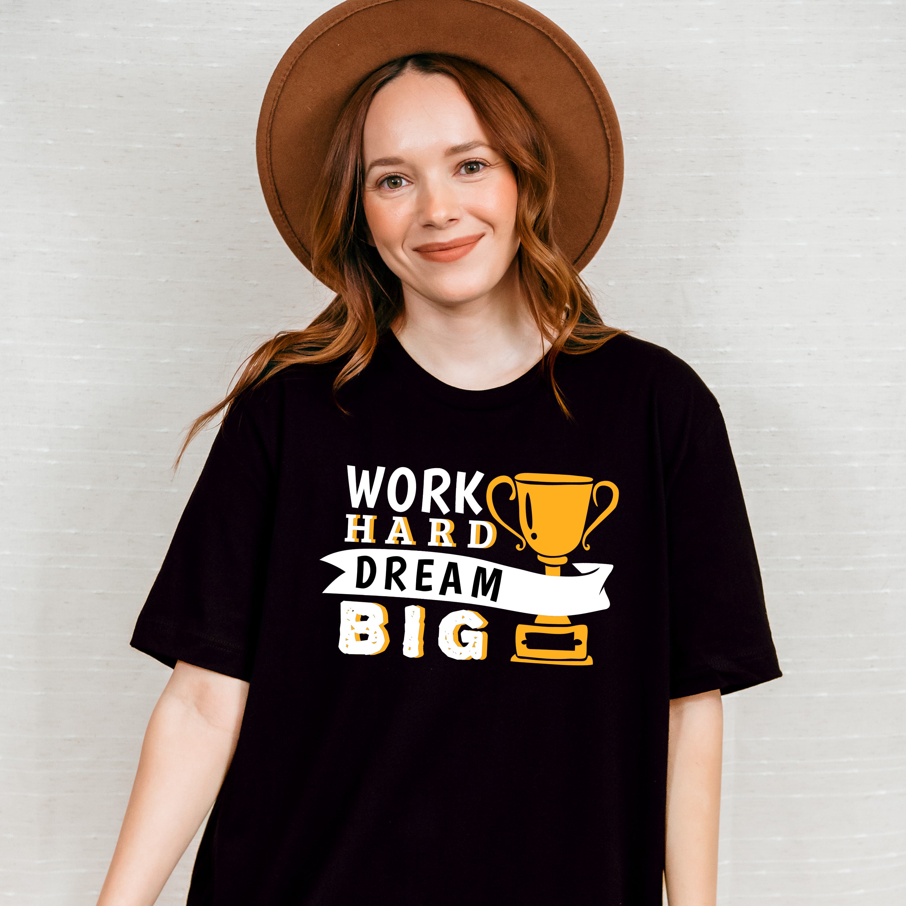 Work Hard Dream Big - GYM Unisex Crewneck T-Shirt Sweatshirt Hoodie